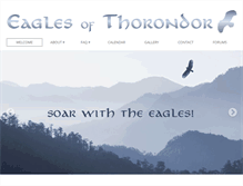 Tablet Screenshot of eaglesofthorondor.com